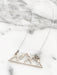 Mountain Range Necklace | Sterling Silver Chain Pendant | Light Years 