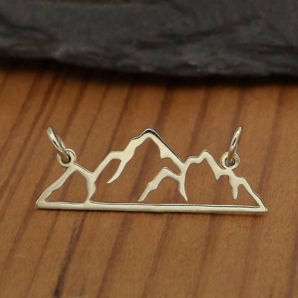 Mountain Range Necklace | Sterling Silver Chain Pendant | Light Years 