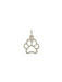 Paw Print Charm Necklace | Sterling Silver Pendant Chain | Light Years