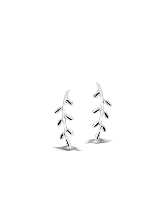 Leafy Vine Posts | Sterling Silver Stud Earrings | Light Years Jewelry