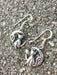 Crescent Moon Cat Earrings | Sterling Silver Dangles | Light Years