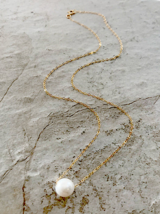 Tahitian Floating Pearl Necklace – Kajal Naina