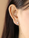 Flat Heart Posts | Sterling Silver Studs Earrings | Light Years Jewelry