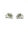 Curled Tail Lizard Posts | Sterling Silver Stud Earrings | Light Years