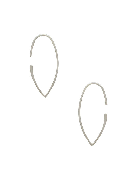Minimalist Marquis Earrings | Sterling Silver | Light Years Jewelry