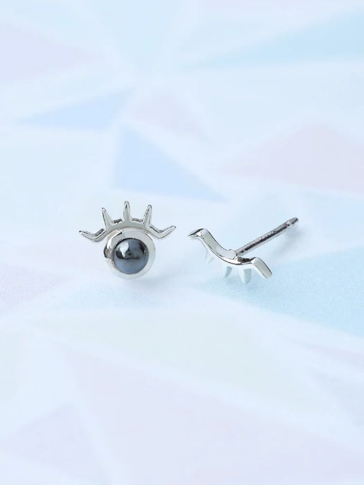 Winking Eye Posts | Sterling Silver Stud Earrings | Light Years Jewelry
