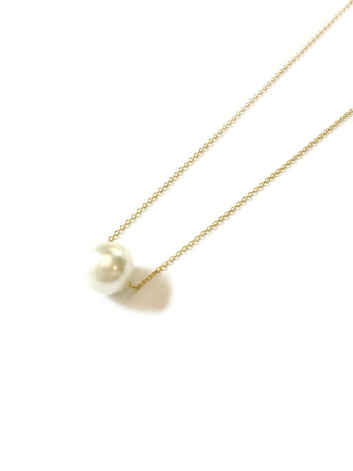 Floating Pearl Necklace | Gold Vermeil Sterling Silver | Light Years