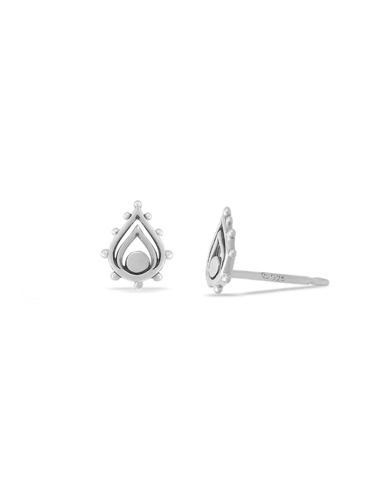 Paisley Design Posts by boma | Sterling Silver Studs Earrings | Light Years
