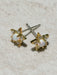 Opal & CZ Star Posts | Gold Plated Studs Earrings | Light Years Jewelry