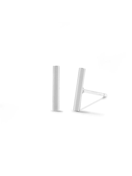 Round Bar Posts | Sterling Silver Studs Earrings | Light Years Jewelry
