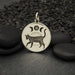 Moon Phase Cat Necklace | Sterling Silver Pendant Chain | Light Years
