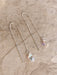 Crystal Briolette Ear Threads | Aqua Iridescent Earrings | Light Years 