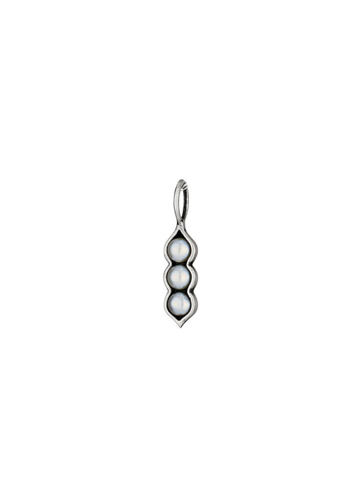 Pearls Pea Pod Necklace | Sterling Silver Chain Pendant | Light Years