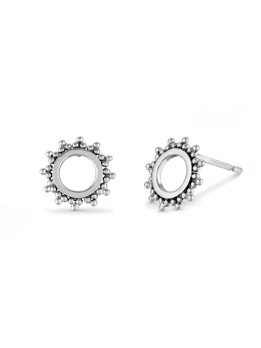 Sun Burst Posts | Sterling Silver Studs Earrings | Light Years Jewelry