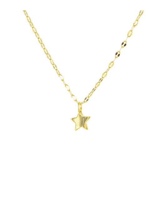Star Charm Necklace | Gold Silver Plated Chain Pendant | Light Years 