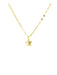 Star Charm Necklace | Gold Silver Plated Chain Pendant | Light Years 