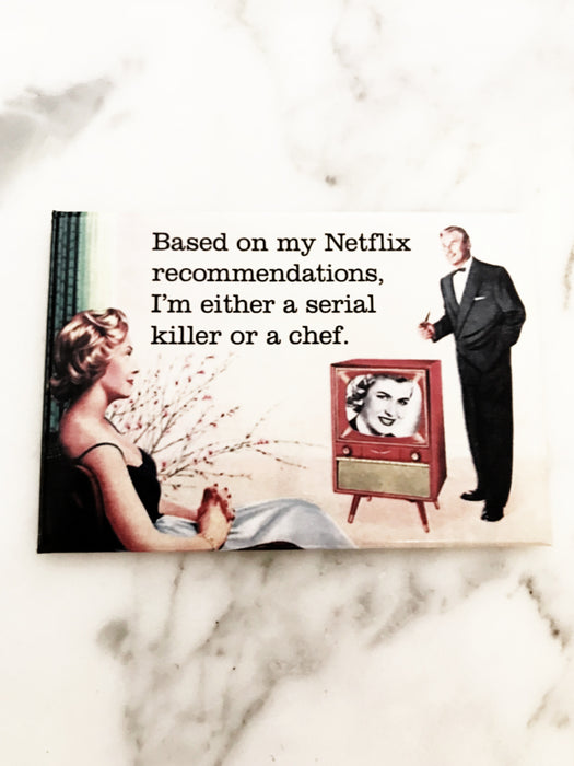 Netflix Recommendations Fridge Magnet | 2 x 3 | Light Years Jewelry