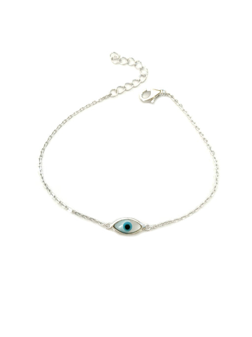 Mother of Pearl Eye Bracelet | Sterling Silver | Light Years Jewelry