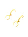 Crescent Moon Huggie Hoops | Gold Vermeil Earrings | Light Years Jewelry