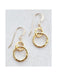 Textured Ringlet Loop Dangles | 14kt Gold Filled Earrings | Light Years