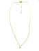 Dainty Clear CZ Necklace | Gold Plated Chain Pendant | Light Years