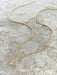Dainty Clear CZ Necklace | Gold Plated Chain Pendant | Light Years