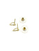 Gold Wire Heart Posts | Plated Earrings Studs | Light Years Jewelry