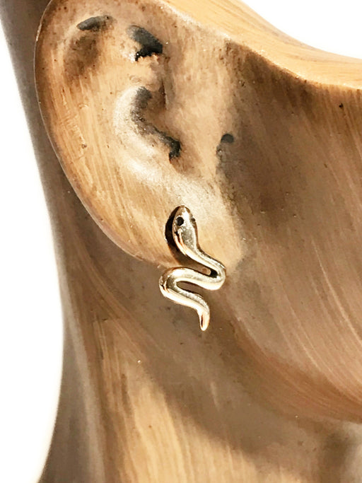 Bronze Snake Posts | Sterling Silver Gold Studs Earrings | Light Years