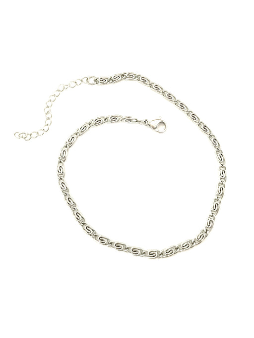 Stainless Steel Scroll Anklet | Summer Accessories | Light Years Jewelry