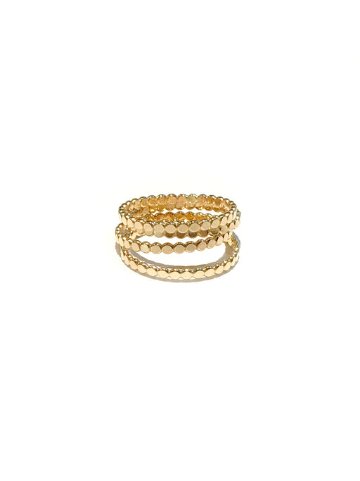 14k Gold Filled Dot Band | Rings Size 5 6 7 8 9 10 | Light Years Jewelry