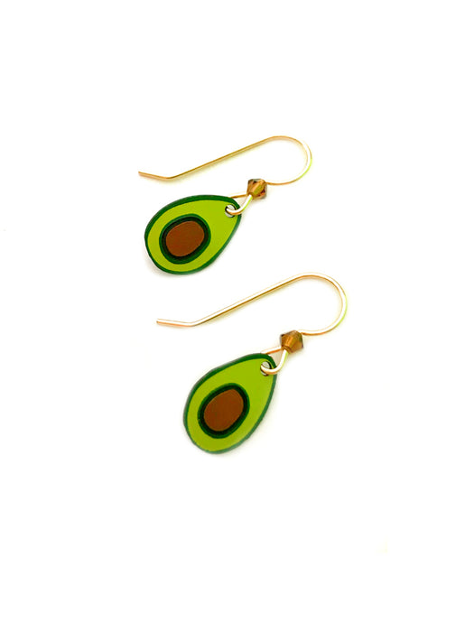 Avocado Dangles by Sienna Sky | 14kt Gold Filled Earrings | Light Years