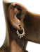 Petal Edge Post Hoops | Sterling Silver Studs Earrings | Light Years