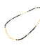 Black & Gold Beaded Anklet | Adjustable Fashion Bracelet | Light Years