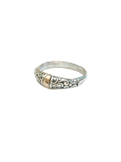 Swirled Multimetal Bali Ring | Sterling Silver 18k Gold | Light Years