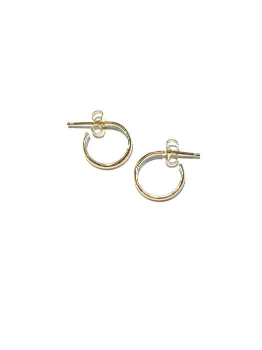 Classic Post Hoops | Sterling Silver Gold Filled Earrings | Light Years