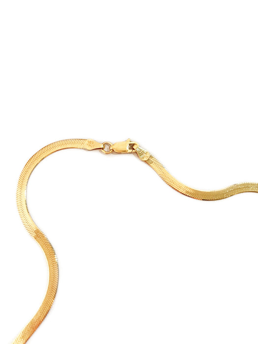Gold Vermeil Herringbone Chain