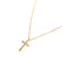 CZ Cross Necklace | Gold Plated Fashion Chain Pendant | Light Years