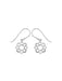 Cutout Flower Dangles | Sterling Silver Earrings | Light Years Jewelry