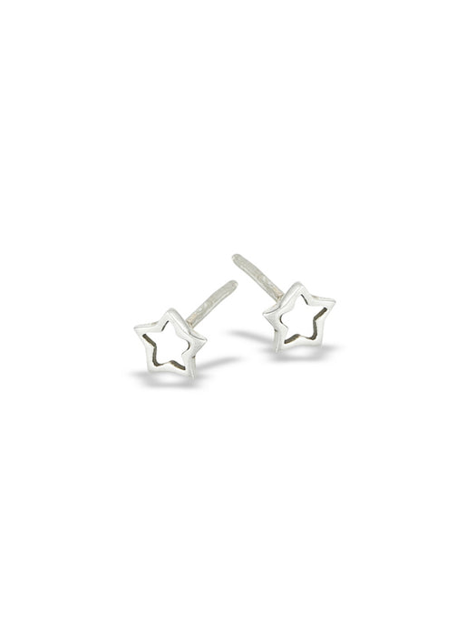 Stars Outline Posts | Sterling Silver Studs Earrings | Light Years