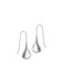 Polished Teardrop Earrings | Sterling Silver Dangles | Light Years