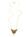 Luna Moth Necklace | Gold Vermeil Chain Bronze Pendant | Light Years