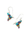 Gemstone Hummingbird Dangles | Sterling Silver Earrings | Light Years