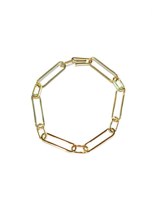 SK 916 Long Link Gold Bracelet | SK Jewellery