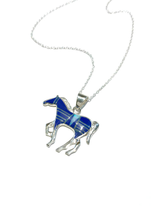 Iced Out Horse Pendant Necklace Animal Jewelry Moissanite Sterling Silver