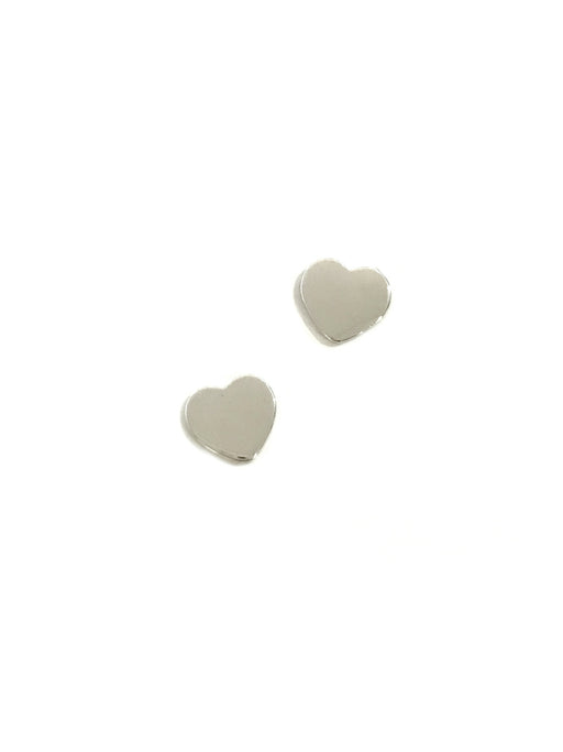Shiny Heart Posts | Sterling Silver Studs Earrings | Light Years