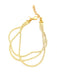 Three Row Herringbone Chain Bracelet | 14kt Gold Vermeil | Light Years