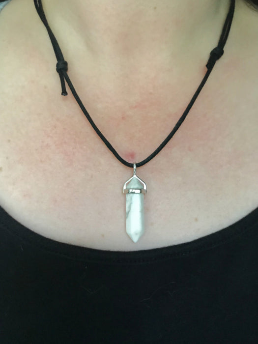 Crystal Energy Gemstone Pendants | Stone Cord Necklace | Light Years