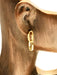 Oval Link Posts | 14k Gold Vermeil Chain Studs Earrings | Light Years