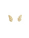 Split Butterfly Wing Posts | Gold Vermeil Studs Earrings | Light Years