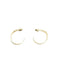Curled Snake Post Earrings | Gold Vermeil Studs | Light Years Jewelry